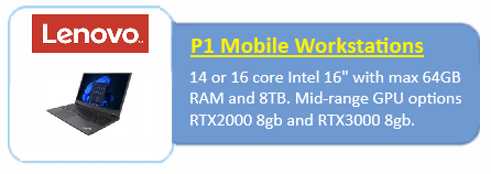 Lenovo P1 Mobile Workstations